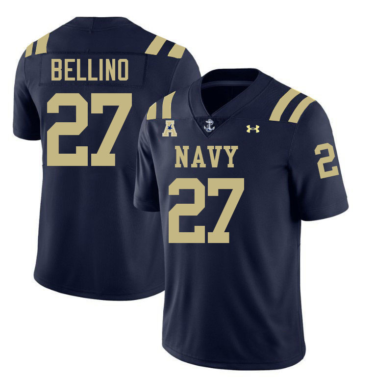 Navy Midshipmen #27 Joe Bellino College Football Jerseys Stitched-Navy